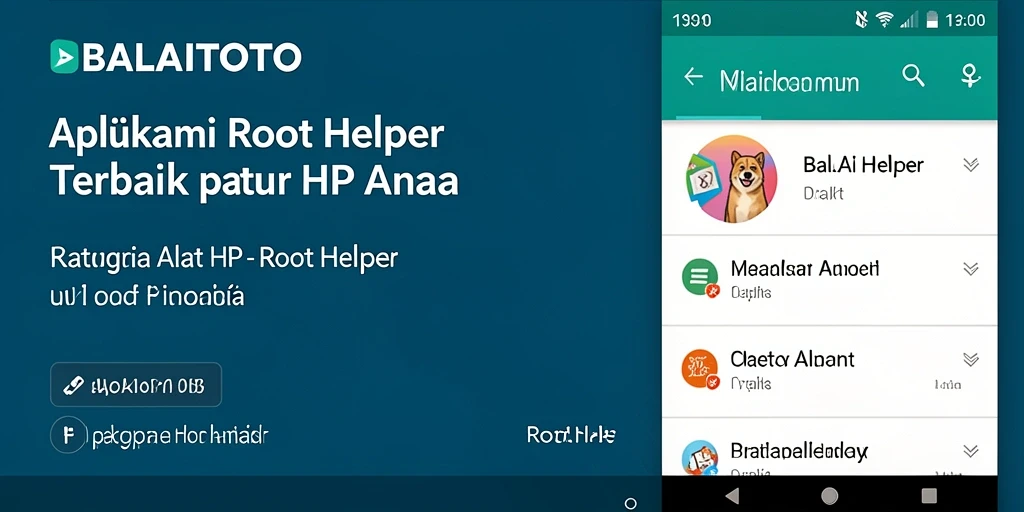 Tampilan antarmuka aplikasi BALAITOTO yang user-friendly.