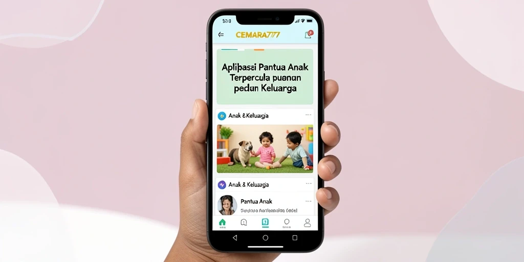 Antarmuka CEMARA777 yang menarik untuk anak dan mudah digunakan.